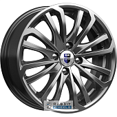 K&K Рим 6.5x16 4*114.3 ET40 DIA66.1 Дарк платинум Литой