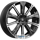 K&K КР013 7x19 5*114.3 ET40 DIA66.1 Алмаз черный Литой