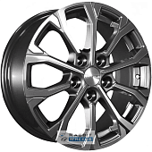 Khomen KHW 1605 6.5x16 5*110 ET46 DIA63.3 Gray-FP Литой