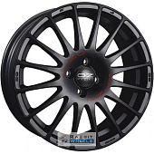 OZ Superturismo GT 8x17 5*112 ET35 DIA75.1 Matt Black + Red Lettering Литой