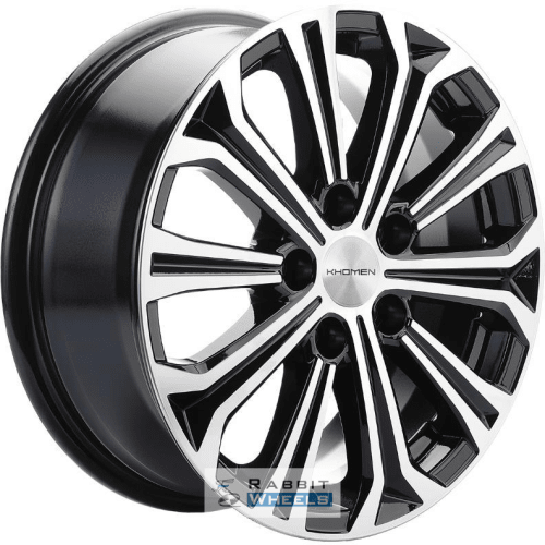 Khomen KNW 1610 6.5x16 5*108 ET50 DIA63.3 Black-FP Литой