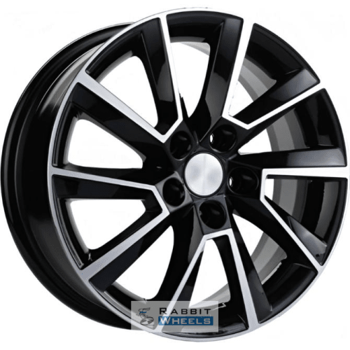 Khomen KNW 1604 6x16 5*100 ET45 DIA54.1 Black-FP Литой