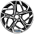 Khomen KNW 1716 7x17 5*114.3 ET47 DIA66.1 Black-FP Литой