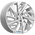 K&K КР009 7.5x18 5*108 ET47 DIA60.1 Elite silver Литой