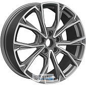 Khomen KHW 1907 7.5x19 5*120 ET30 DIA66.1 Gray-FP Литой