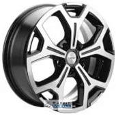 Khomen KHW 1710 6.5x17 5*120 ET55 DIA65.1 Black-FP Литой