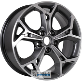 Khomen KHW 1702 7x17 5*110 ET46 DIA63.3 Gray-FP Литой