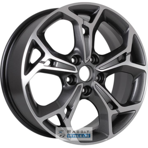 Khomen KHW 1702 7x17 5*110 ET46 DIA63.3 Gray-FP Литой