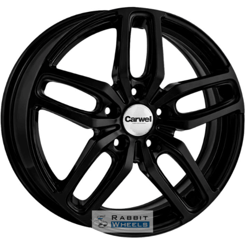 Carwel Виви 6.5x17 5*114.3 ET37 DIA66.6 BL Литой