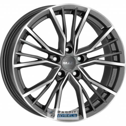 MAK Union 9.5x21 5*112 ET20 DIA66.6 Gunmetal Mirror Face Литой