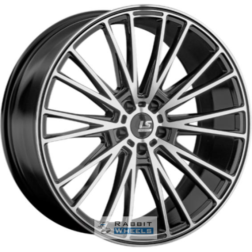 LS RC60 9x21 5*114.3 ET35 DIA60.1 BKF Литой