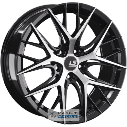 LS FlowForming RC57 8x18 5*114.3 ET30 DIA60.1 BKF Литой