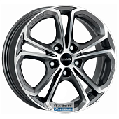 MAK Hessen 7x17 5*120 ET41 DIA67.1 Gunmetal Mirror Face Литой