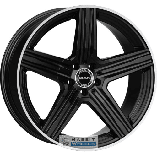 MAK Lewis 10x21 5*112 ET35 DIA66.6 Gloss Black Mirror Ring Литой