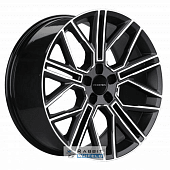 Khomen KHW 2101 9.5x21 5*112 ET36 DIA66.6 Black-FP Matt Литой