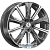 K&K КР013 7x19 5*114.3 ET40 DIA64.1 Diamond gloss graphite Литой
