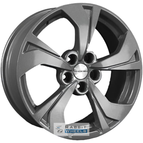 Khomen KHW 1724 7x17 5*114.3 ET37 DIA66.6 Gray Литой