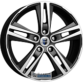 K&K Прайм 6.5x17 5*139.7 ET40 DIA98 Алмаз черный Литой