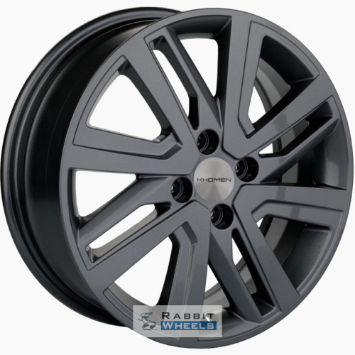 Khomen KNW 1609 6x16 4*100 ET37 DIA60.1 Gray Литой