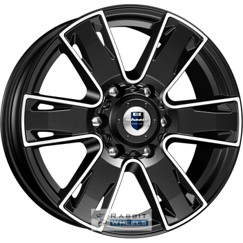 K&K Севенна 7x17 6*139.7 ET38 DIA67.1 Алмаз черный Литой