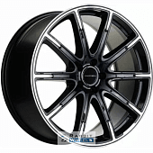 Khomen KNW 2102 10.5x21 5*120 ET45 DIA66.6 Black-FP Matt Литой
