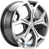 Khomen KHW 1710 6.5x17 5*120 ET60 DIA65.1 Gray-FP Литой