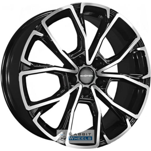 Khomen KHW 1907 7.5x19 5*108 ET52 DIA60.1 Black-FP Литой