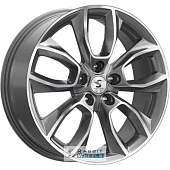 K&K КР001 7x18 5*114.3 ET46 DIA67.1 Diamond gloss graphite Литой