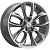 K&K КР001 7x18 5*114.3 ET46 DIA67.1 Diamond gloss graphite Литой