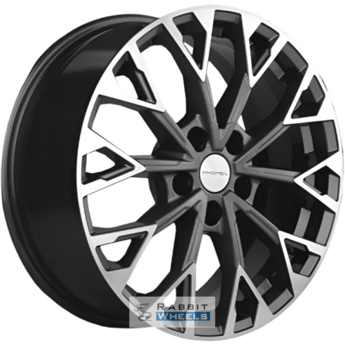 Khomen KHW 1718 7x17 5*108 ET36 DIA65.1 Gray-FP Литой