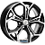 Khomen KHW 1702 7x17 5*110 ET46 DIA63.3 Black-FP Литой