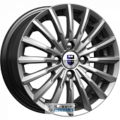 K&K Акцент 7x17 4*114.3 ET40 DIA67.1 Дарк платинум Литой