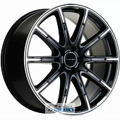 Khomen KNW 2102 10.5x21 5*130 ET35 DIA84.1 Black-FP Matt Литой