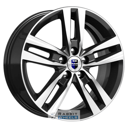 K&K Rassvet 6.5x16 5*105 ET38 DIA56.6 Алмаз черный SK Литой