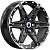K&K Дистрикт 8x18 6*114.3 ET25 DIA66.1 Черный бриллиант Литой