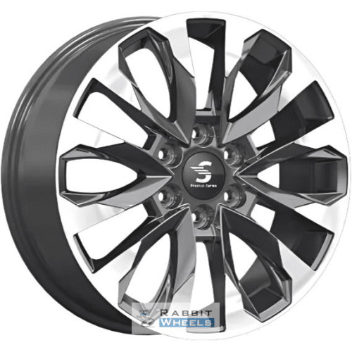 K&K КР007 8x20 6*139.7 ET38 DIA67.1 Алмаз графит Литой