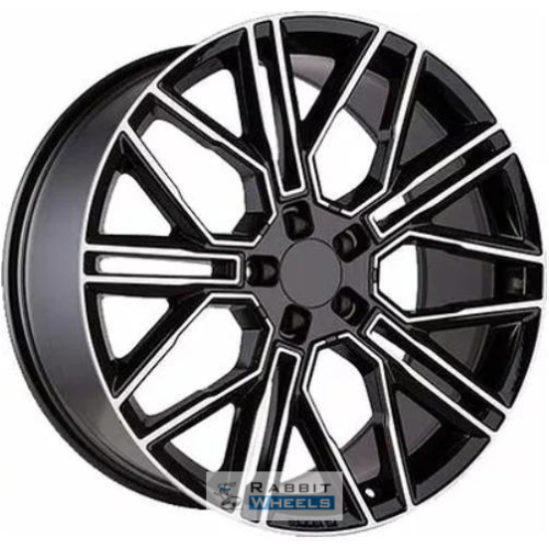 Khomen KNW 2101 9.5x21 5*112 ET37 DIA66.6 Black-FP Литой