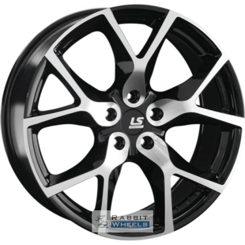 LS FlowForming RC12 8.5x20 5*112 ET35 DIA66.6 BKF Литой