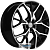 Khomen KHW 2012 8x20 5*108 ET43 DIA60.1 Black-FP Литой