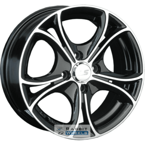 LS 393 7.5x17 5*112 ET45 DIA57.1 BKF Литой