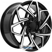 Zeekr Kahn 001 9x22 5*108 ET35 DIA63.3 Gloss Black Face Кованый