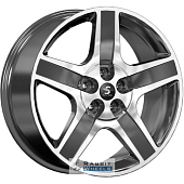 K&K КР008 8.5x20 5*108 ET40 DIA63.3 Diamond black gris Литой