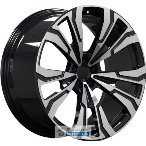 BMW NEW1 10x22 5*112 ET30 DIA66.6 Gloss Black Face Кованый