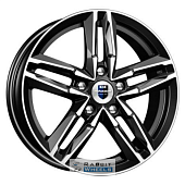 K&K Sayan 6x16 5*110 ET44 DIA65.1 Алмаз черный Литой