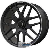 AMG Style GLS 11.5x22 5*112 ET47 DIA66.6 Matte Black Polish Lip Кованый
