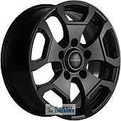 Khomen KHW 1725 6.5x17 5*139.7 ET40 DIA98.5 Black Литой