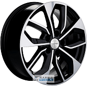 Khomen KHW 1703 7x17 5*110 ET46 DIA63.3 Black-FP Литой