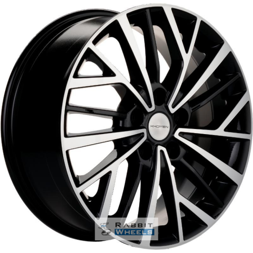 Khomen KHW 1717 7x17 5*110 ET40 DIA67.1 Black-FP Литой
