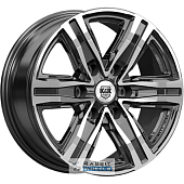K&K R8 7.5x17 6*139.7 ET45 DIA92.5 Алмаз черный Литой
