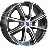 K&K Арнар 7x16 5*110 ET38 DIA67.1 Алмаз черный Литой